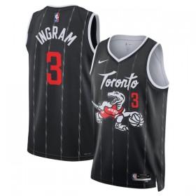 Män Toronto Raptors Tröja Brandon Ingram Nike 2025-26 City Edition Svart Swingman